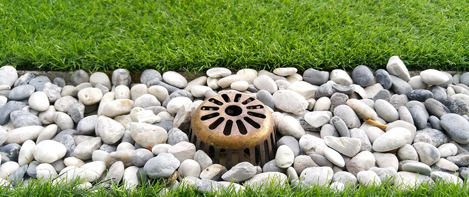 Drainage solution for a drain in a property in New Braunfels, TX.