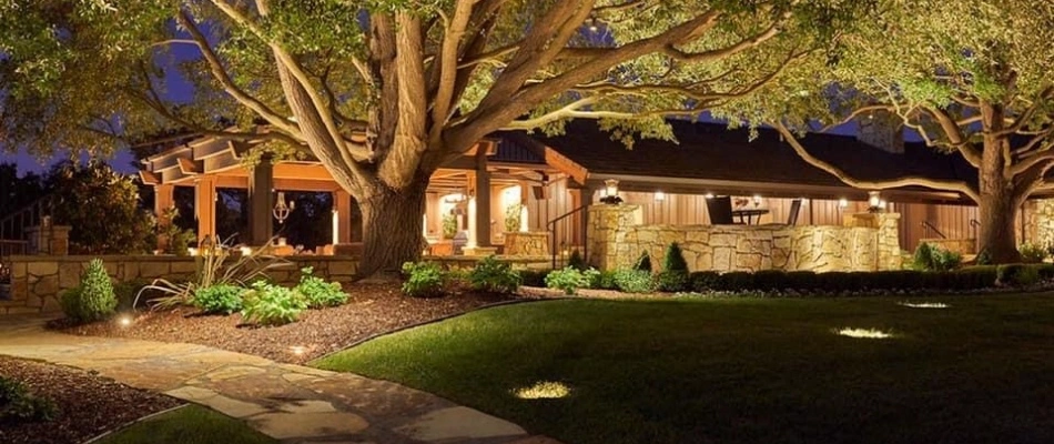 LED lighting installed throughout property in Buda, TX.