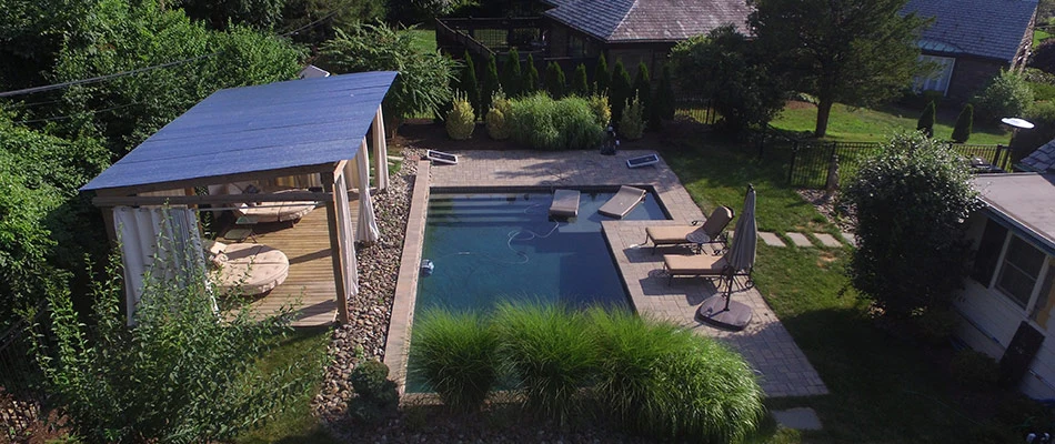 Outdoor cabana custom built in San Marcos, TX.